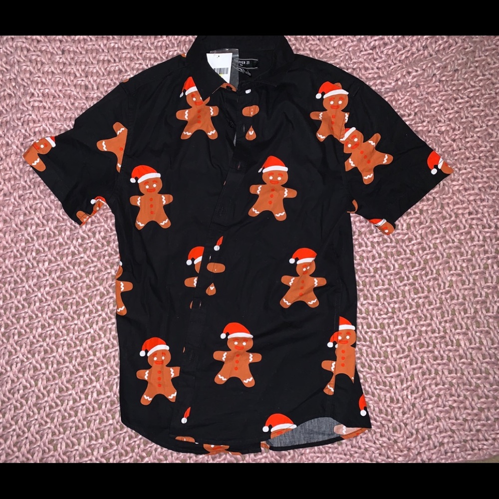 Gingerbread button down